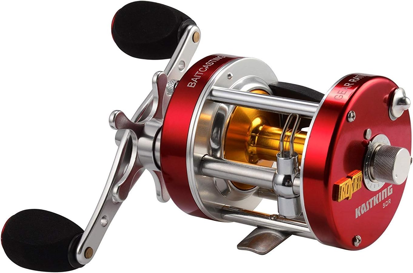 KastKing Rover Round Baitcasting Reel, Perfect Conventional Reel for Catfish, In...