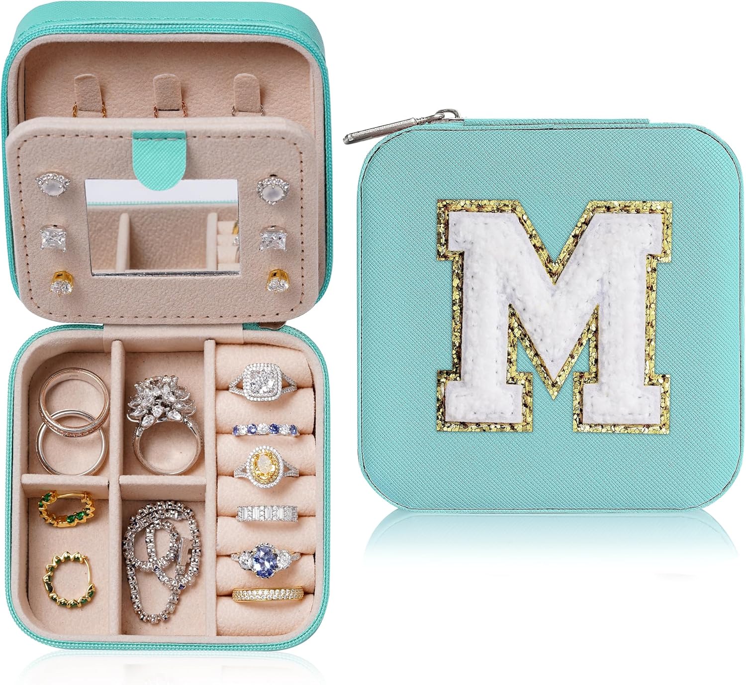Parima 2024 Graduation Gifts - Trendy Initial Travel Jewelry Case, Graduation Gi...