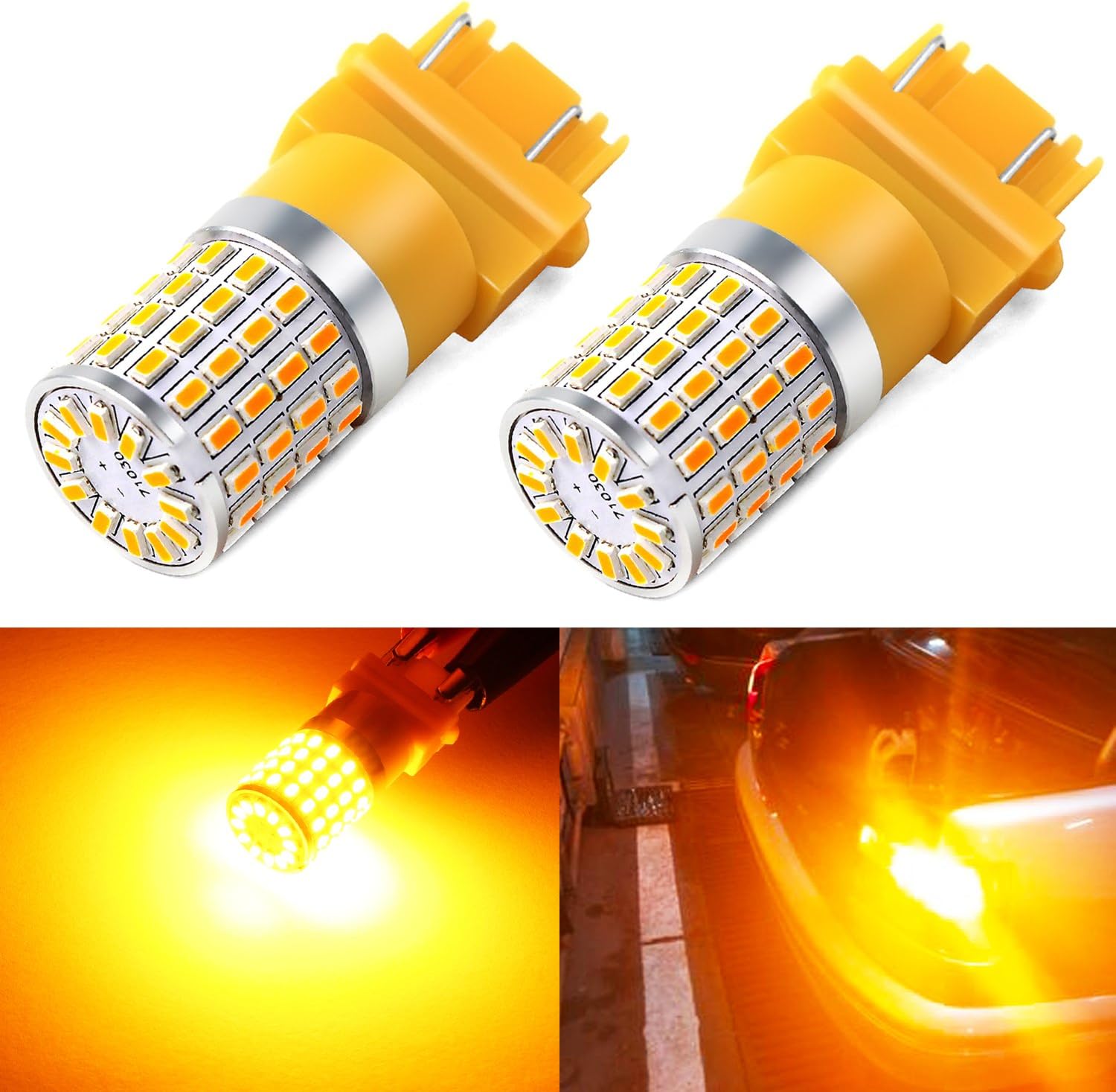 PHINLION 3157 LED Bulb, Special Super Bright Turn Signal Bulbs, Innovative LED B...