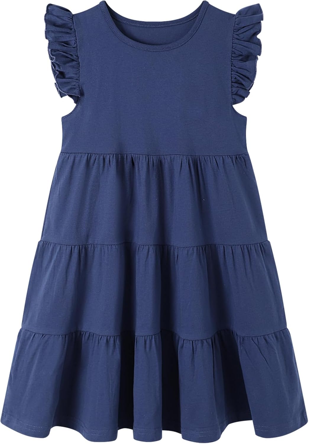HILEELANG Little Girls Dress, Special Short Sleeve Dresses for Easter, Comfortab...
