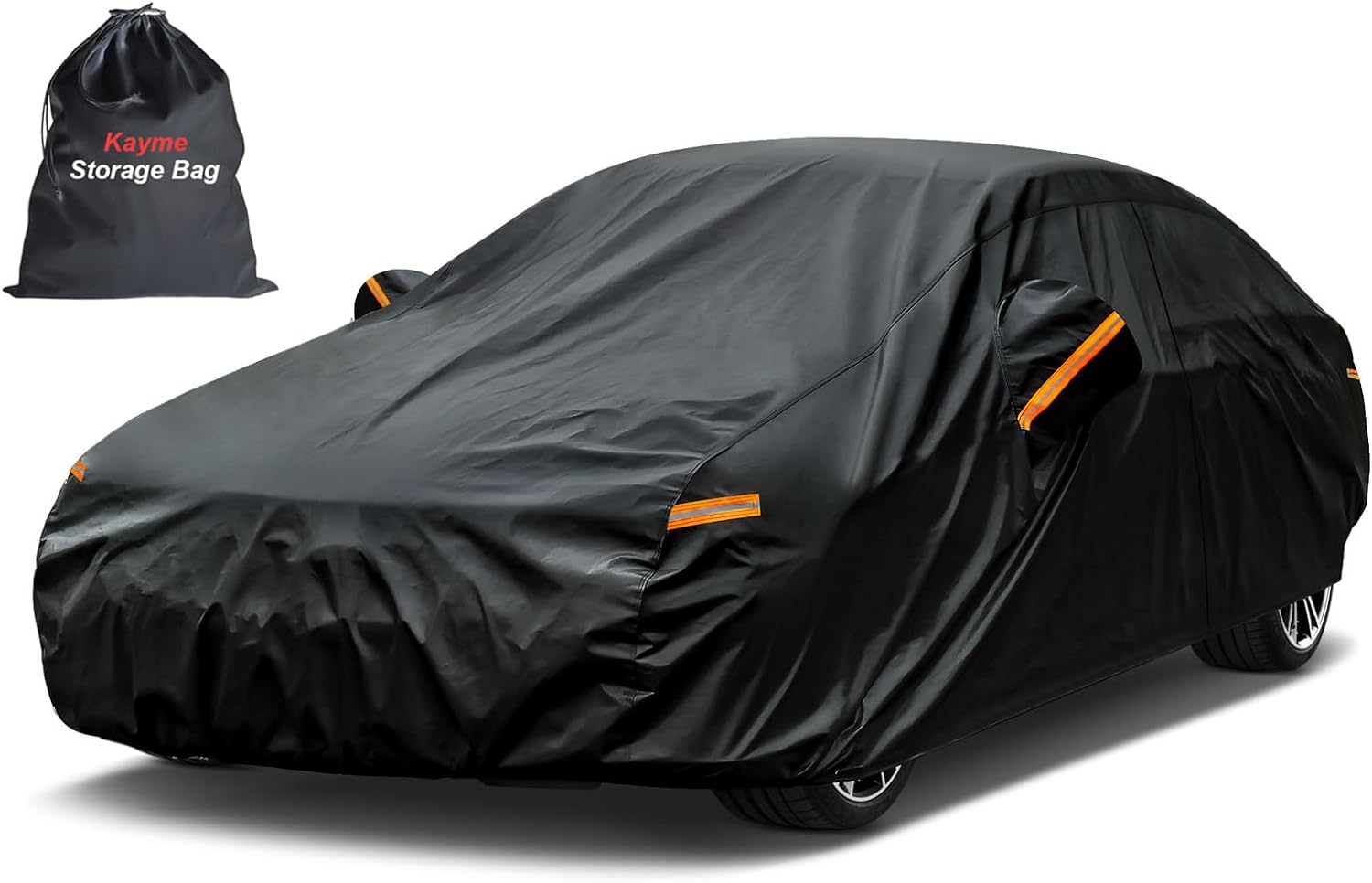 Kayme 7 Layers Heavy Duty Car Cover Waterproof All Weather, Full Exterior Cover...