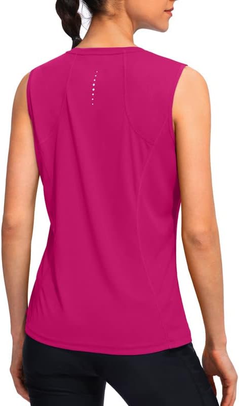 YYV Women's Workout Tank Tops Lightweight Sleeveless Shirts for Women Loose Fit...