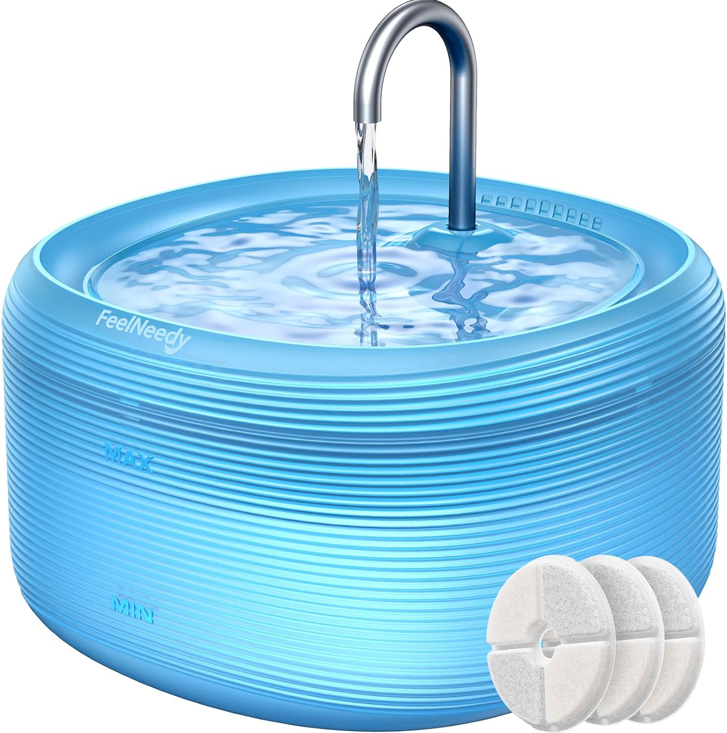 Cat Water Fountain, 108 fl oz/3.2L Cat Fountain Automatic Pet Water Fountain for...
