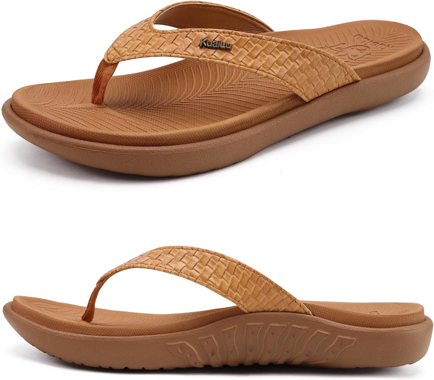 KuaiLu Womens Flip Flops, Special Ladies Sandals Yoga Mat, Comfortable Walking T...