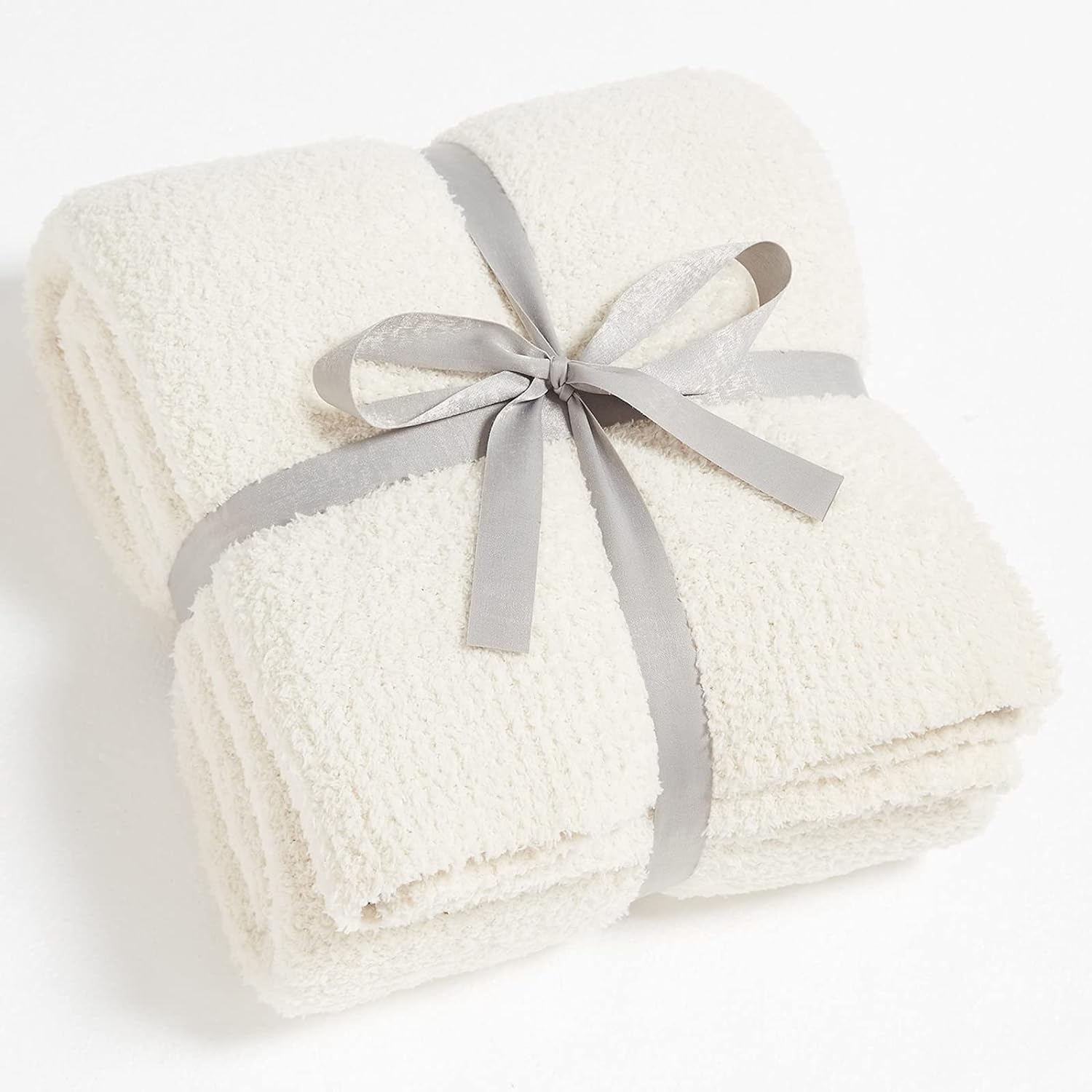 CYMULA Knit Throw Blanket, Super Soft Lightweight Plush Fuzzy Blanket for Couch,...