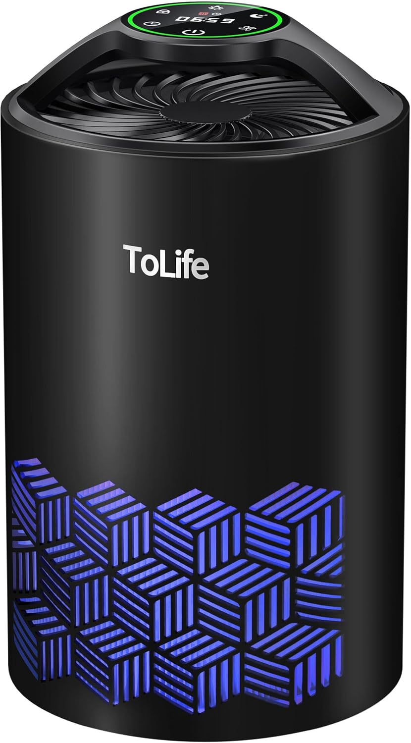 Tolife Air Purifiers for Bedroom Home, HEPA Air Purifiers Air Cleaner For Pets A...