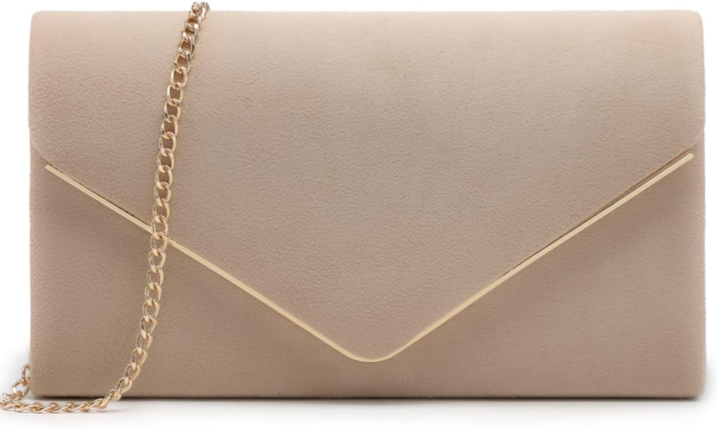 Dasein Women Faux Suede Evening Clutch Bags Formal Party Clutches Wedding Purses...