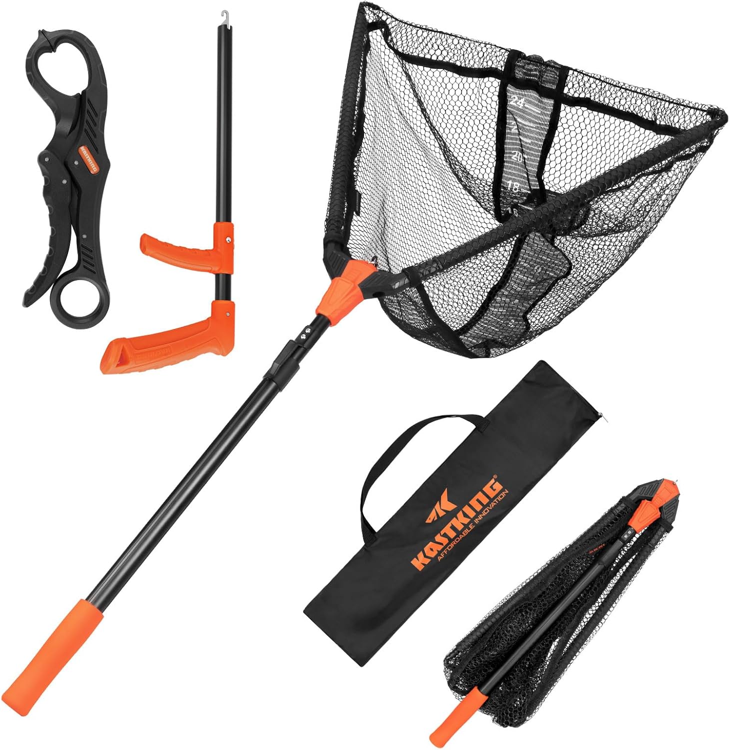 KastKing Pontus, Special Fish Landing Net, Foldable Fishing Net, High-Quality Fi...