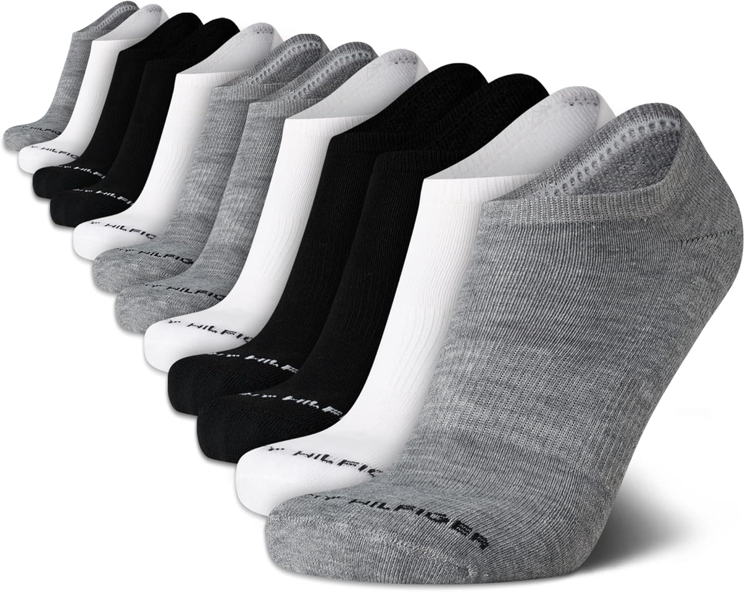 Tommy Hilfiger Socks, Special Men's Athletic Socks, High-Quality Cushion No Show...
