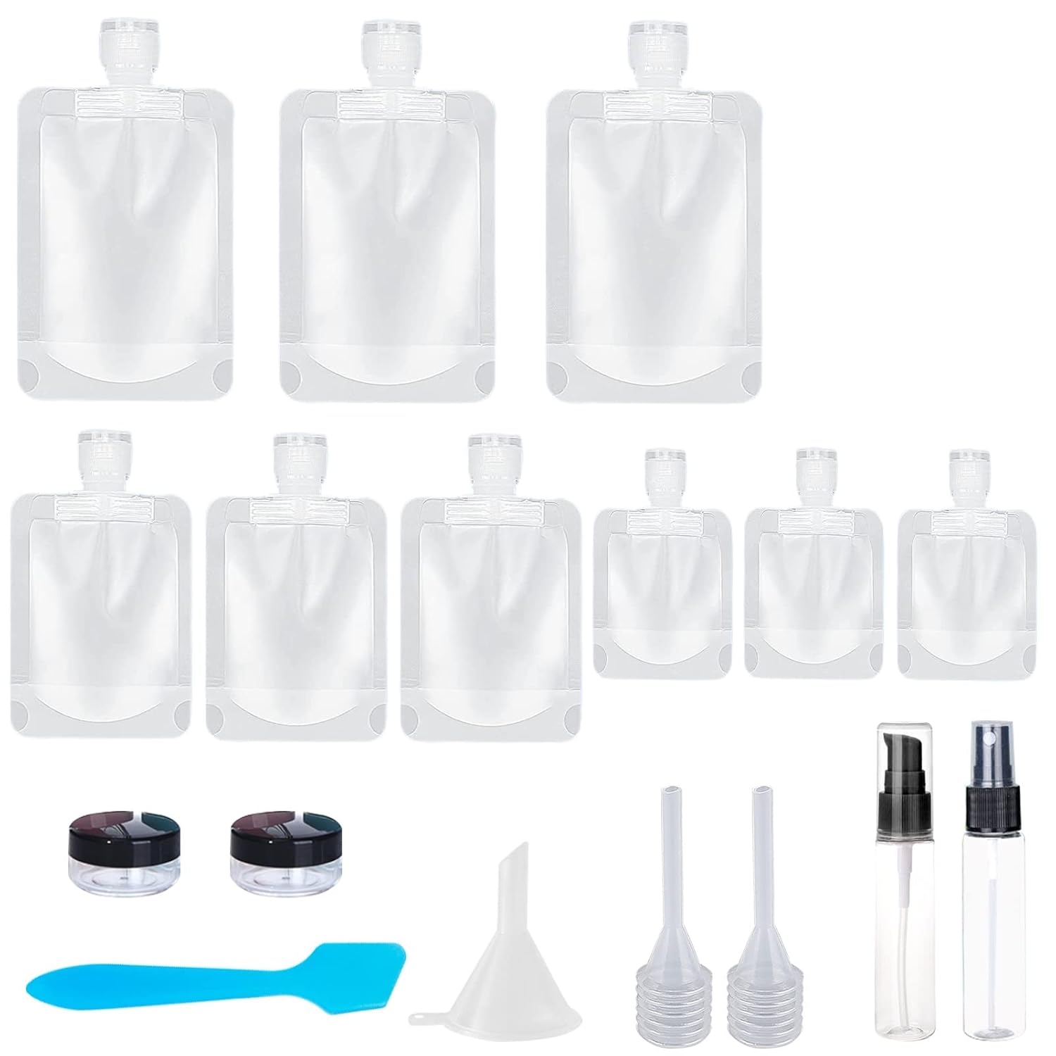 17 Pack Travel Pouches, Special Toiletries Pouches, TSA Approved Travel Size Por...