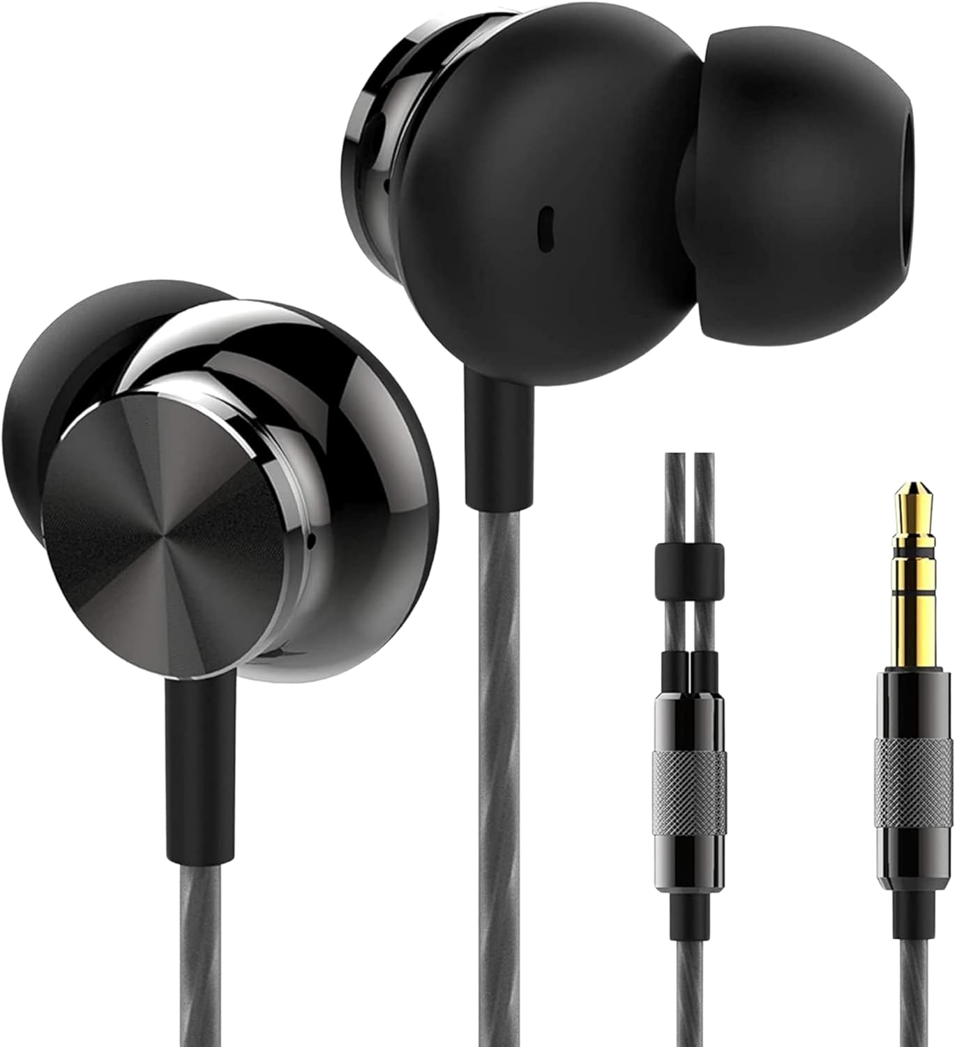 Betron BS10 Earphones Wired in Ear Earbud Headphones with 12mm Bass Driver Noise...