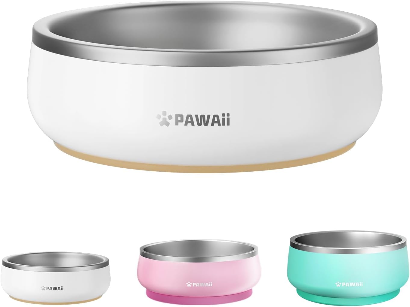 Pawaii Small Dog Bowls, Special Food Water Bowl Designed for Puppies and Cats, I...
