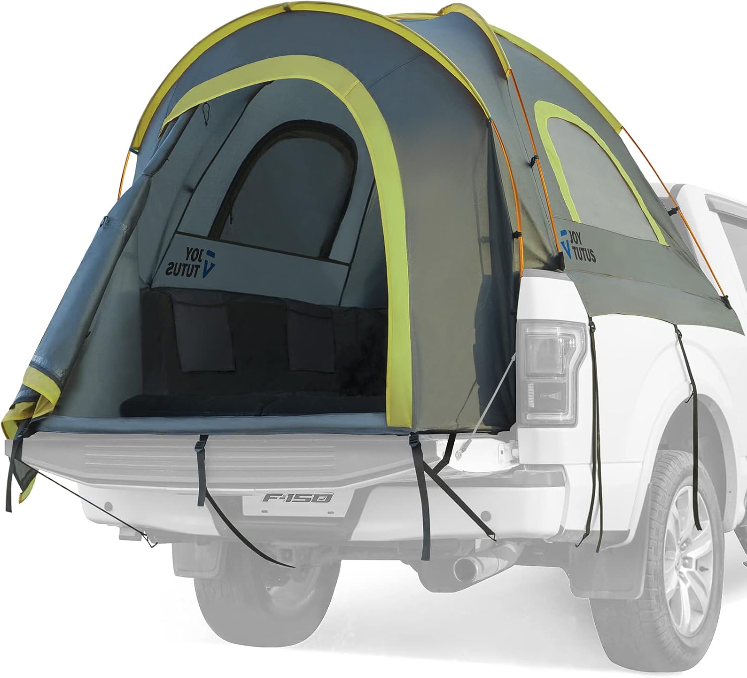 JoyTutus Pickup Truck Tent 2.0, Waterproof PU2000mm Double Layer for 2 Person, P...
