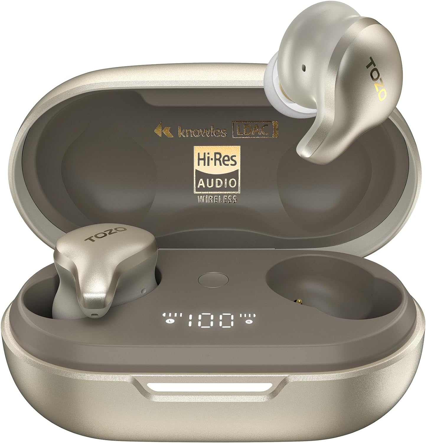 TOZO Golden X1 Wireless Earbuds Balanced Armature Driver and Hybrid Dynamic Driv...