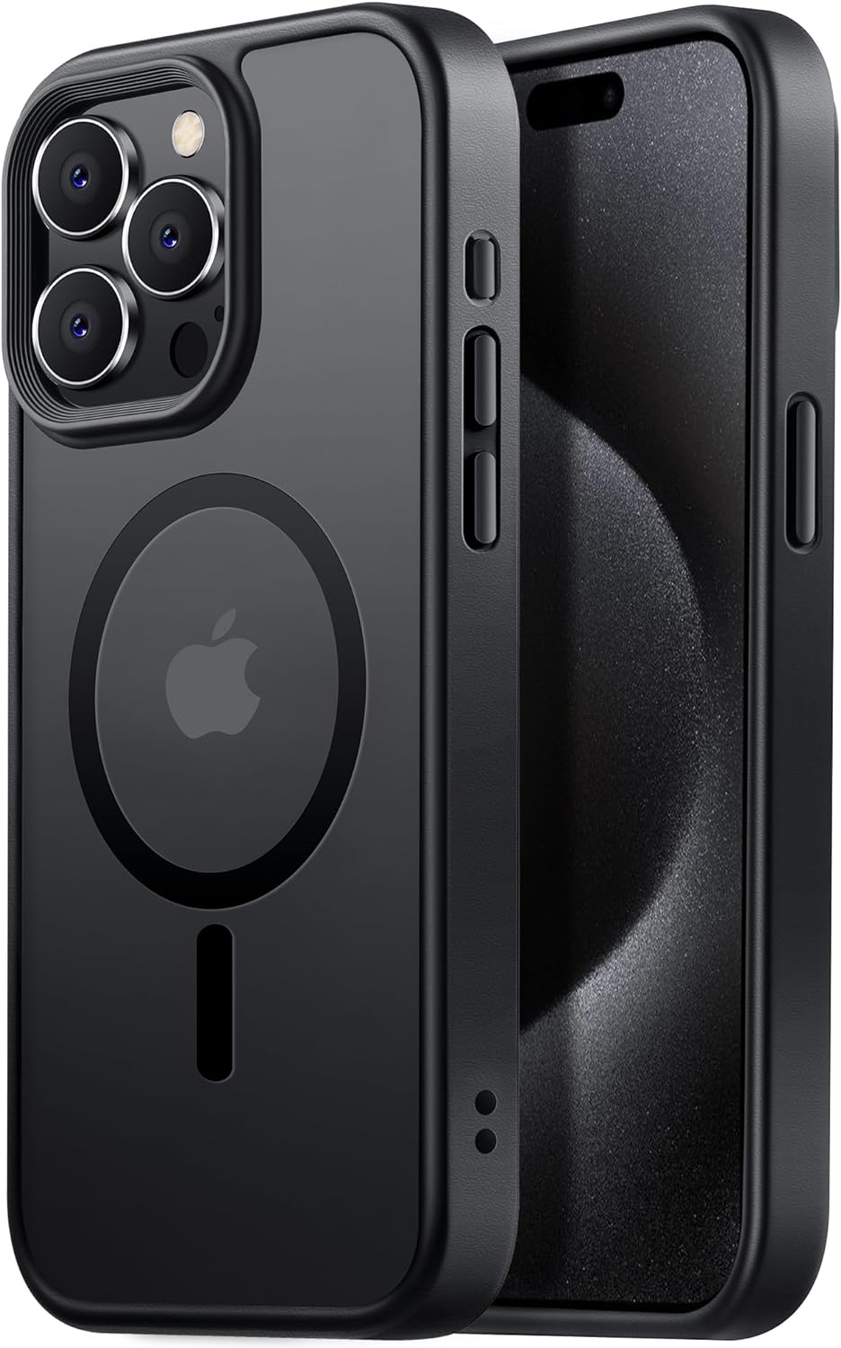 Tigowos for iPhone 15 Pro Max case Fits MagSafe 10FT Drop Resistant Matte Skin F...
