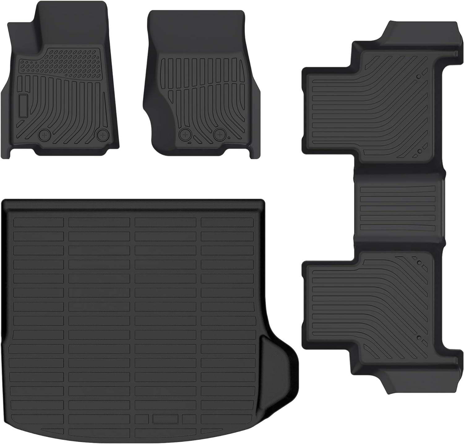 Floor Mats for Jeep Grand Cherokee 2022 2023 2024 TPE All Weather Custom Fit Flo...