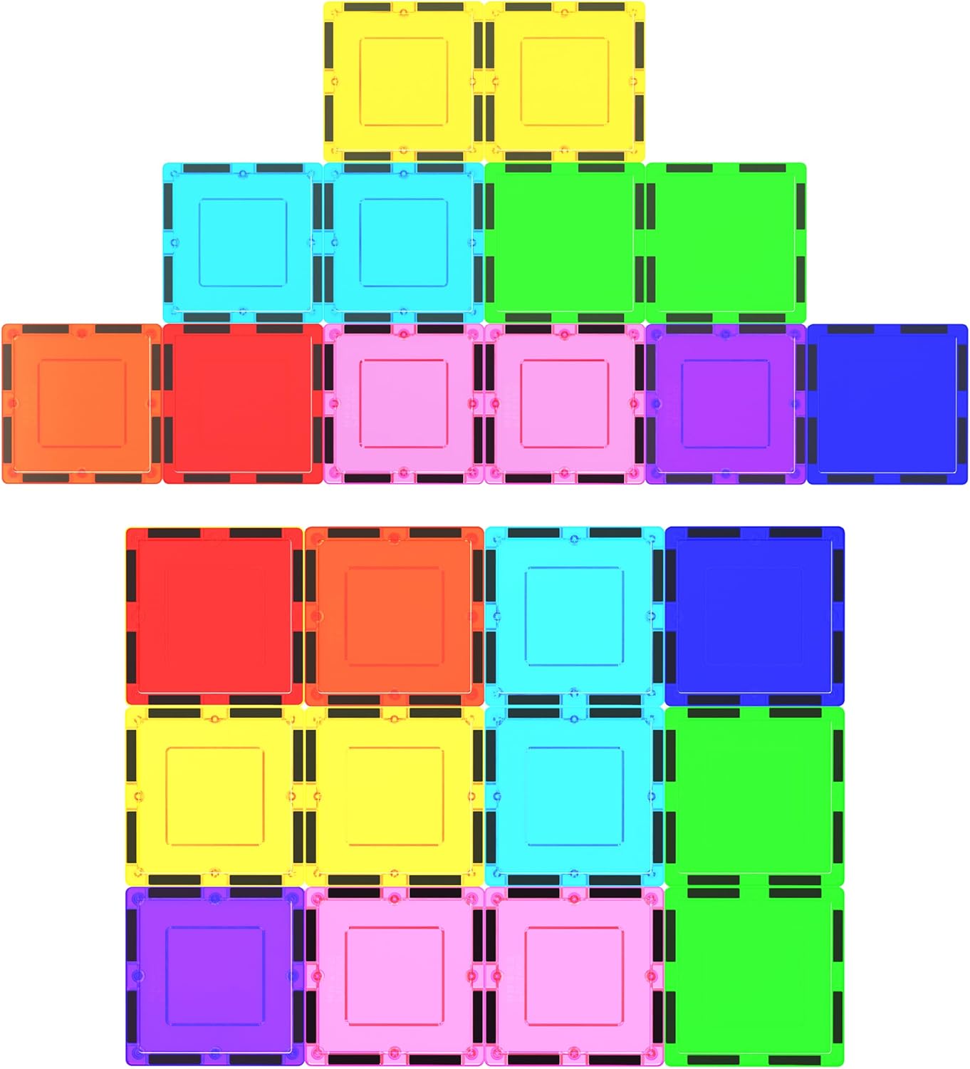 PicassoTiles Magnetic Building Block Set, Special Magnet Tiles Construction Toy,...