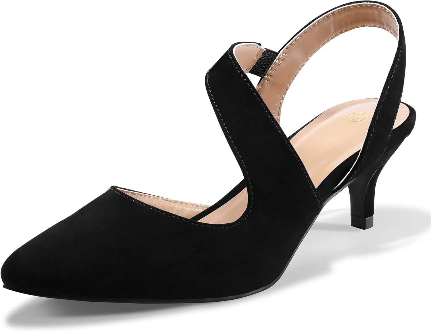 Stylish mysoft Women's Pumps, Special 2 inch Low Heel Pointed Toe Shoes, Unique...
