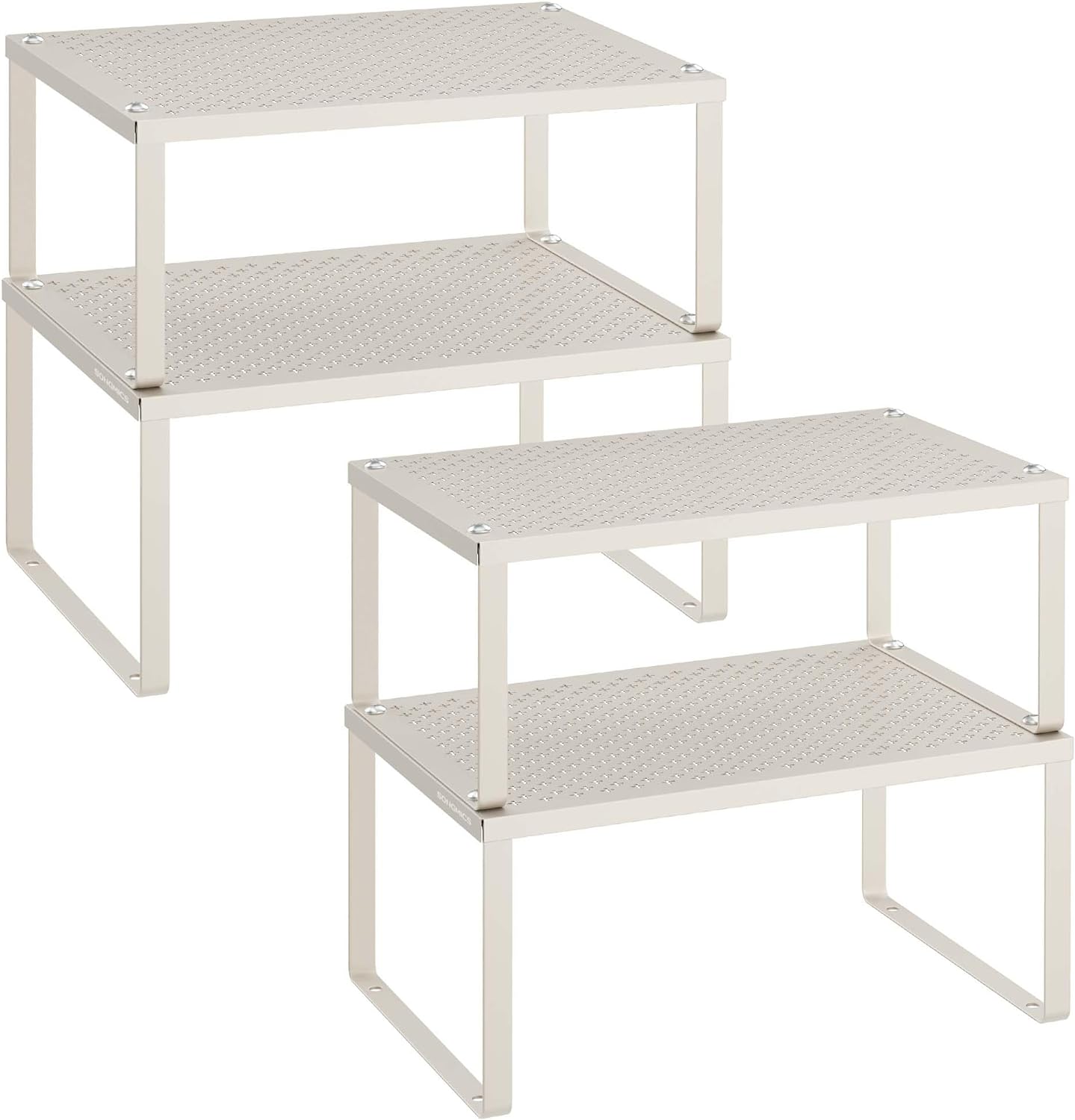 SONGMICS Spice Rack, Cabinet Shelf Organizers, Shelf Organizer, Countertop Organ...