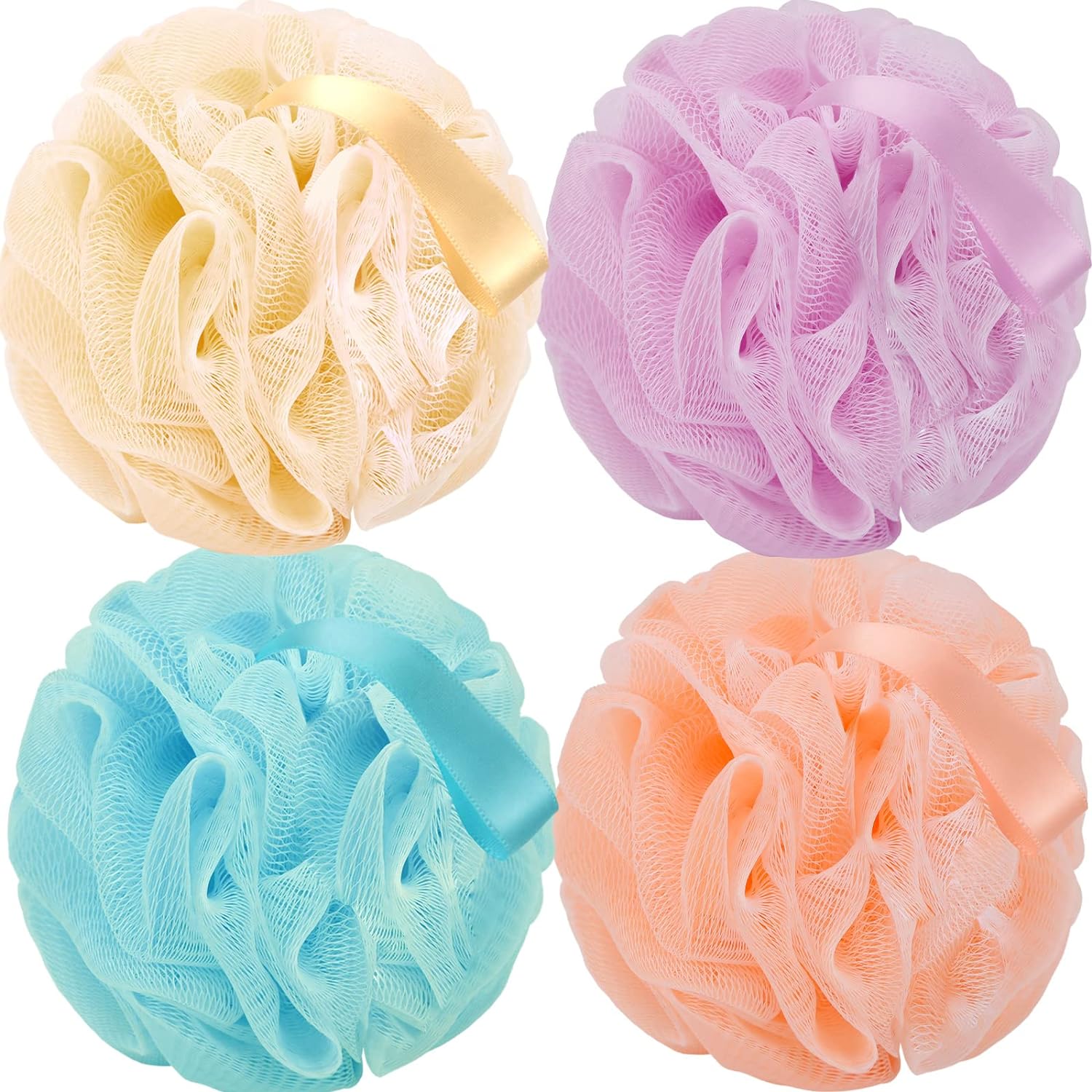 Bath Loofah Sponge, Special Body Scrubber Shower Sponge, Innovative Exfoliating...
