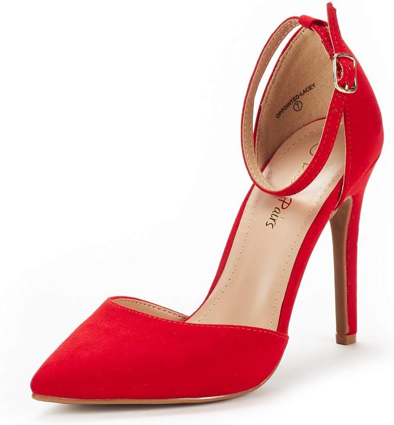 Dream Pairs Women's Oppointed-Lacey, Special Pointed Toe High Heel Stiletto Pump...