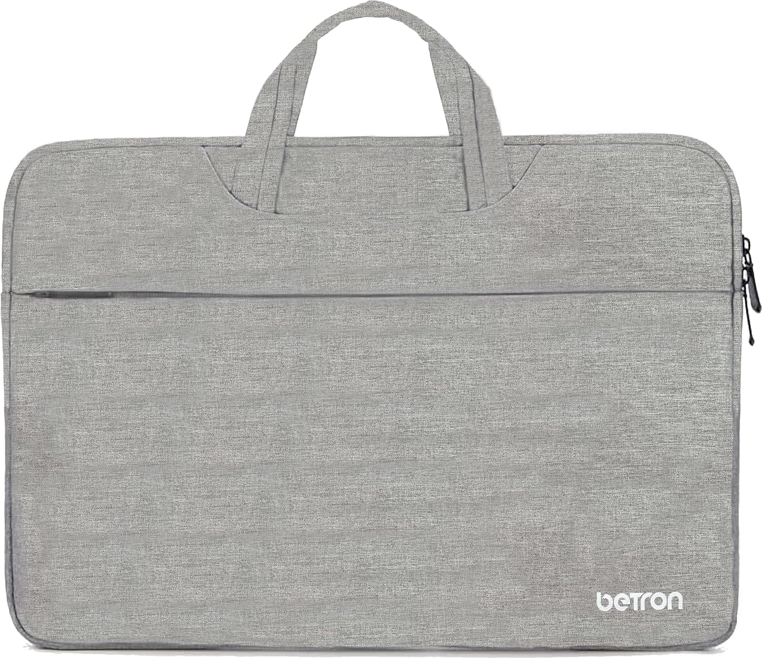 Betron Laptop Bag Slim Carry Case with Handle, Water Reistant, 15.6 Inch, Gray