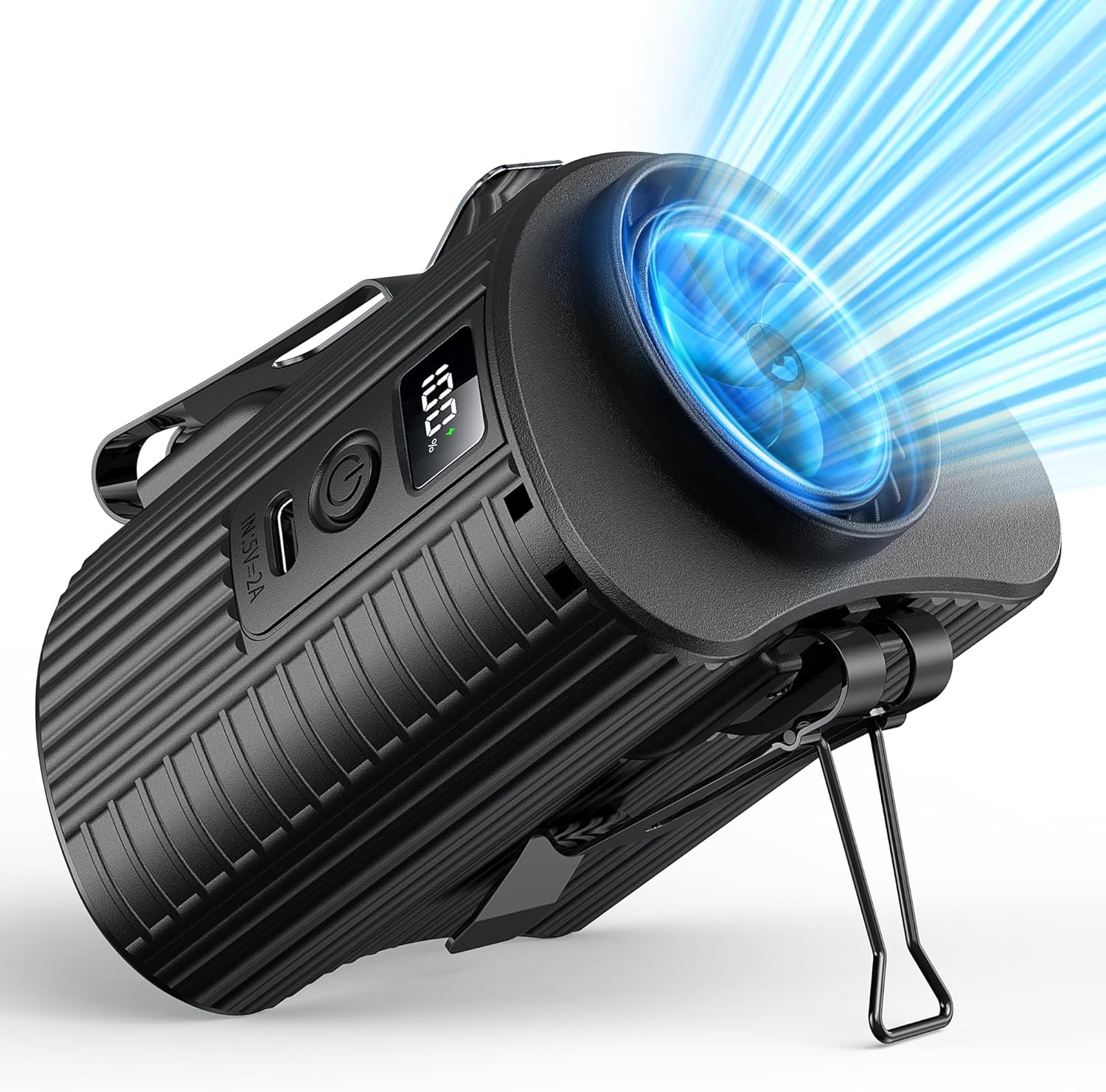 AMACOOL Portable Waist Fan, 11000RPM Strong Airflow with 5 Speeds, 20Hrs Cooling...