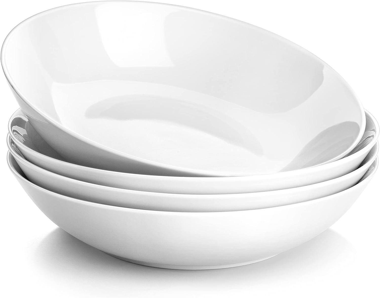 MALACASA, Series Regular, 8'' Pasta Bowl, Porcelain Salad Pasta Bowl, Large Cera...
