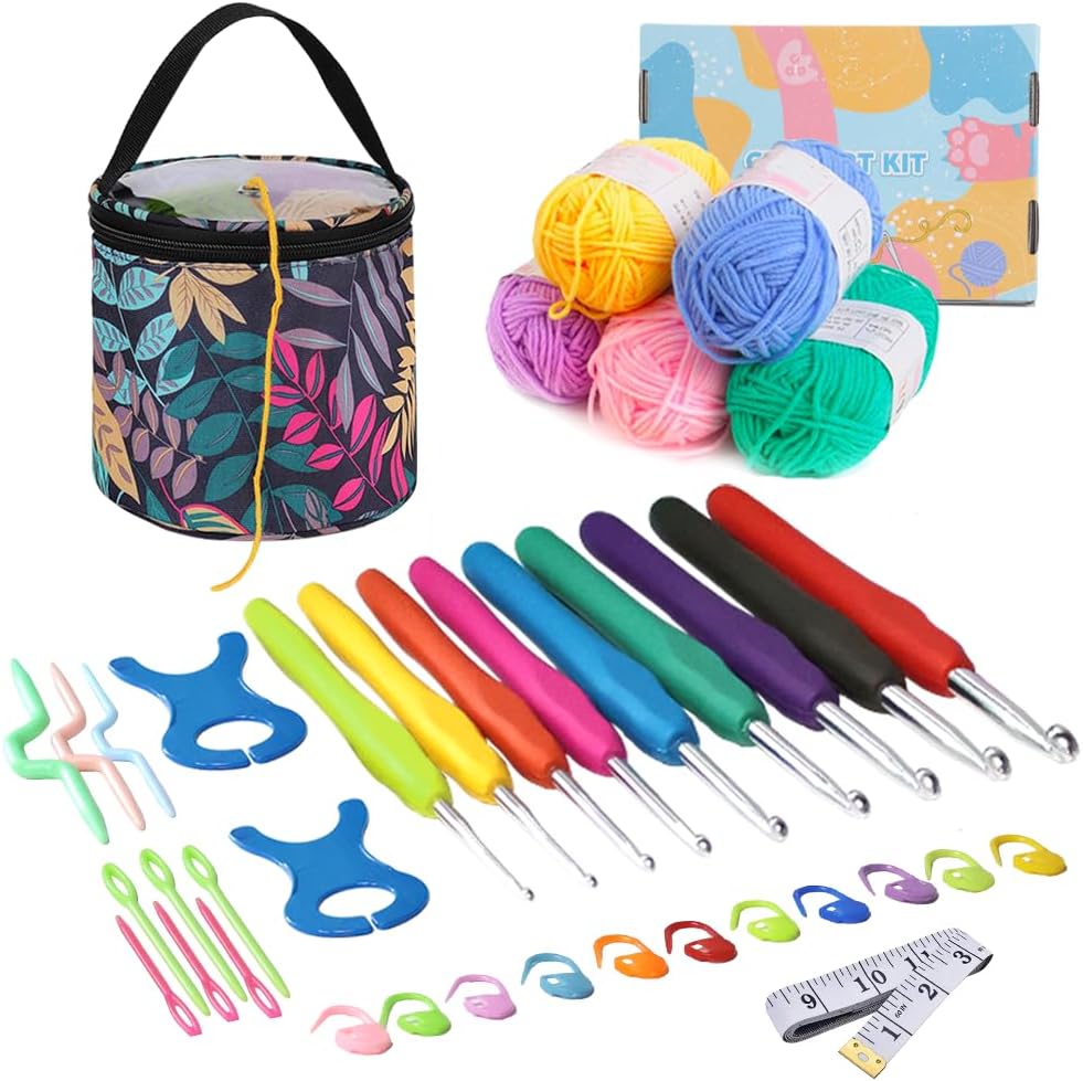 Knitiss Crochet Kits, Special Crochet Kits for Beginners Adults, Innovative Croc...