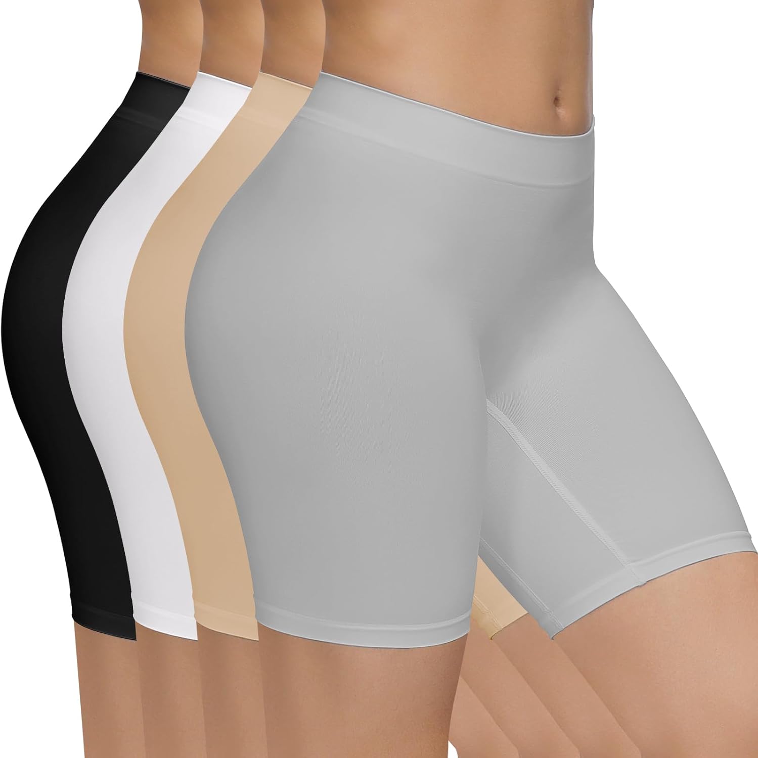SIMIYA Womens Boxer Shorts, Special Seamless Chub Rub Shorts, Innovative Stretch...