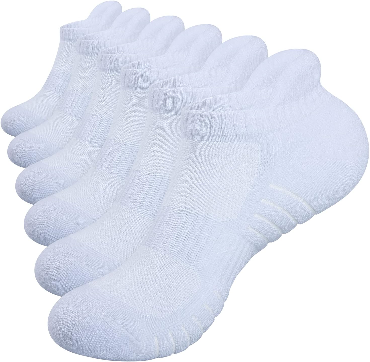 RUIXUE Mens Work Socks, Special Cushioned Running Socks, Innovative Anti-Blister...