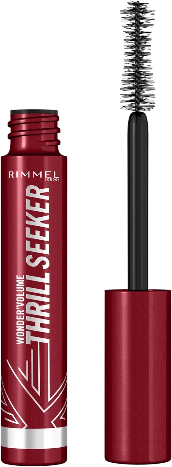 Rimmel London Thrillseeker Black Mascara, Bold Volume, Lengthening, Weightless D...