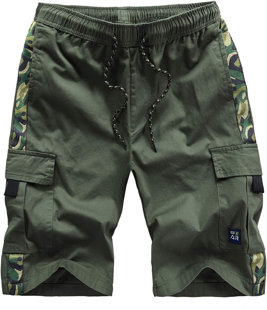 iCKER Men's Cargo Shorts, Special Summer Casual Shorts, Loose Fit Combat Work Sh...