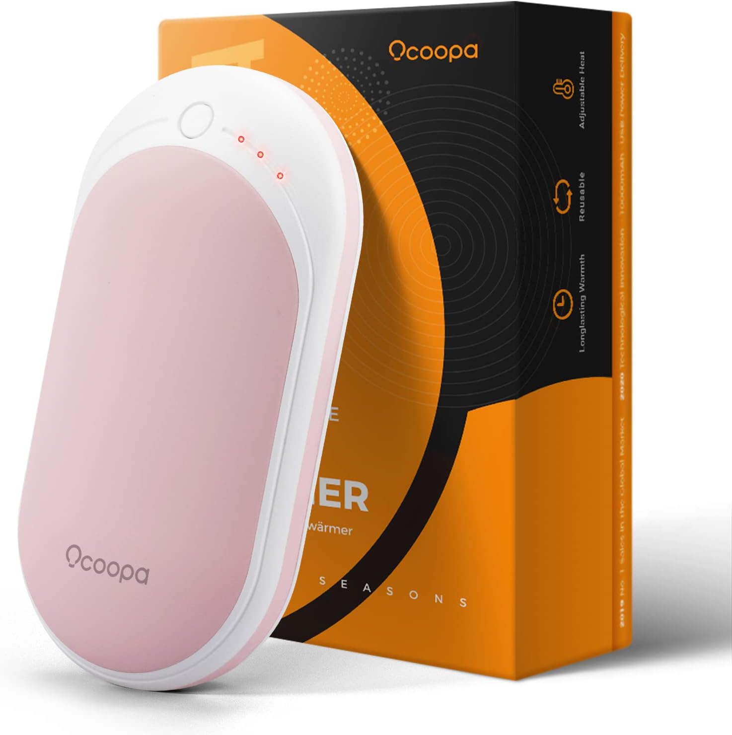 OOCOOPA HotPal Hand Warmer Rechargeable 1 Pack, 5200mAh Electric Portable Pocket...