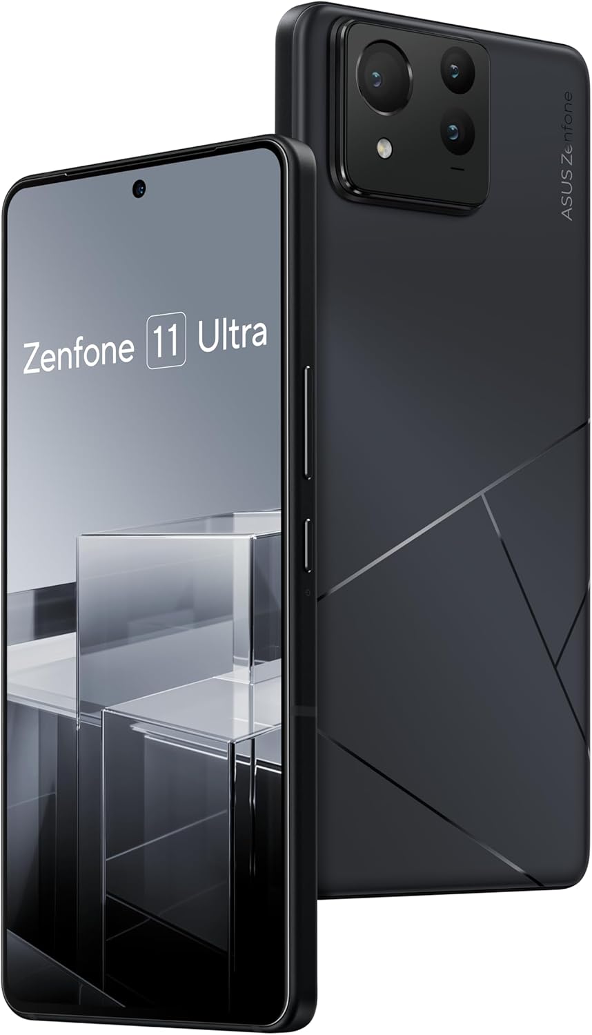 ASUS Zenfone 11 Ultra, UK Official, Eternal Black, 16GB RAM 512GB Storage, Snapd...