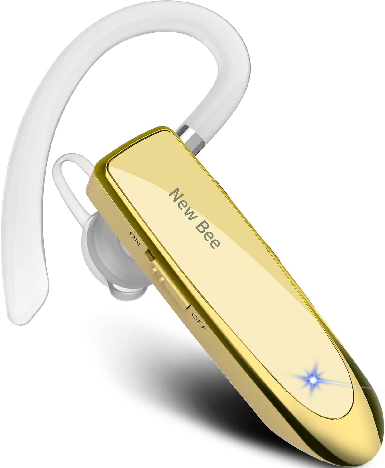 Bluetooth Earpiece Handsfree Earphone New Bee 24 Hrs Phone Call Bluetooth Headse...