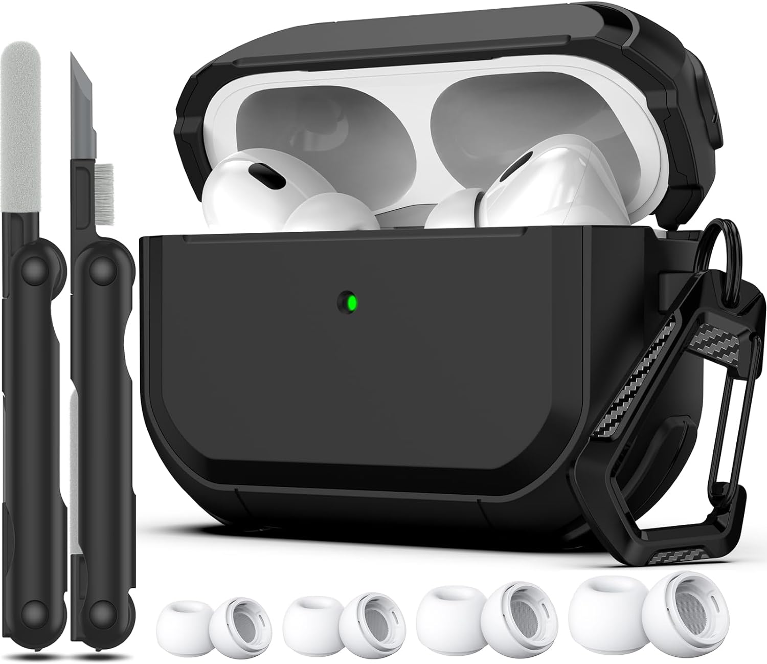 RFUNGUANGO Compatible with AirPods Pro 2/1 Generation Case (2023/2022/2019) with...