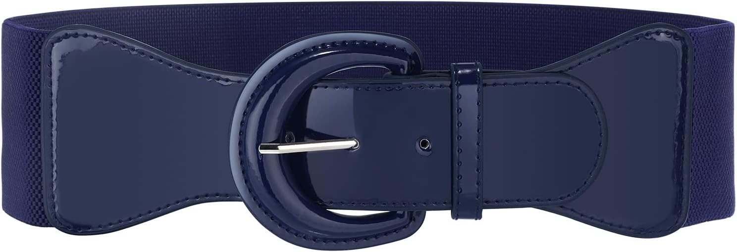 JASGOOD Women Wide Stretchy Vintage Belts, Special Elastic Waist Belts for Women...