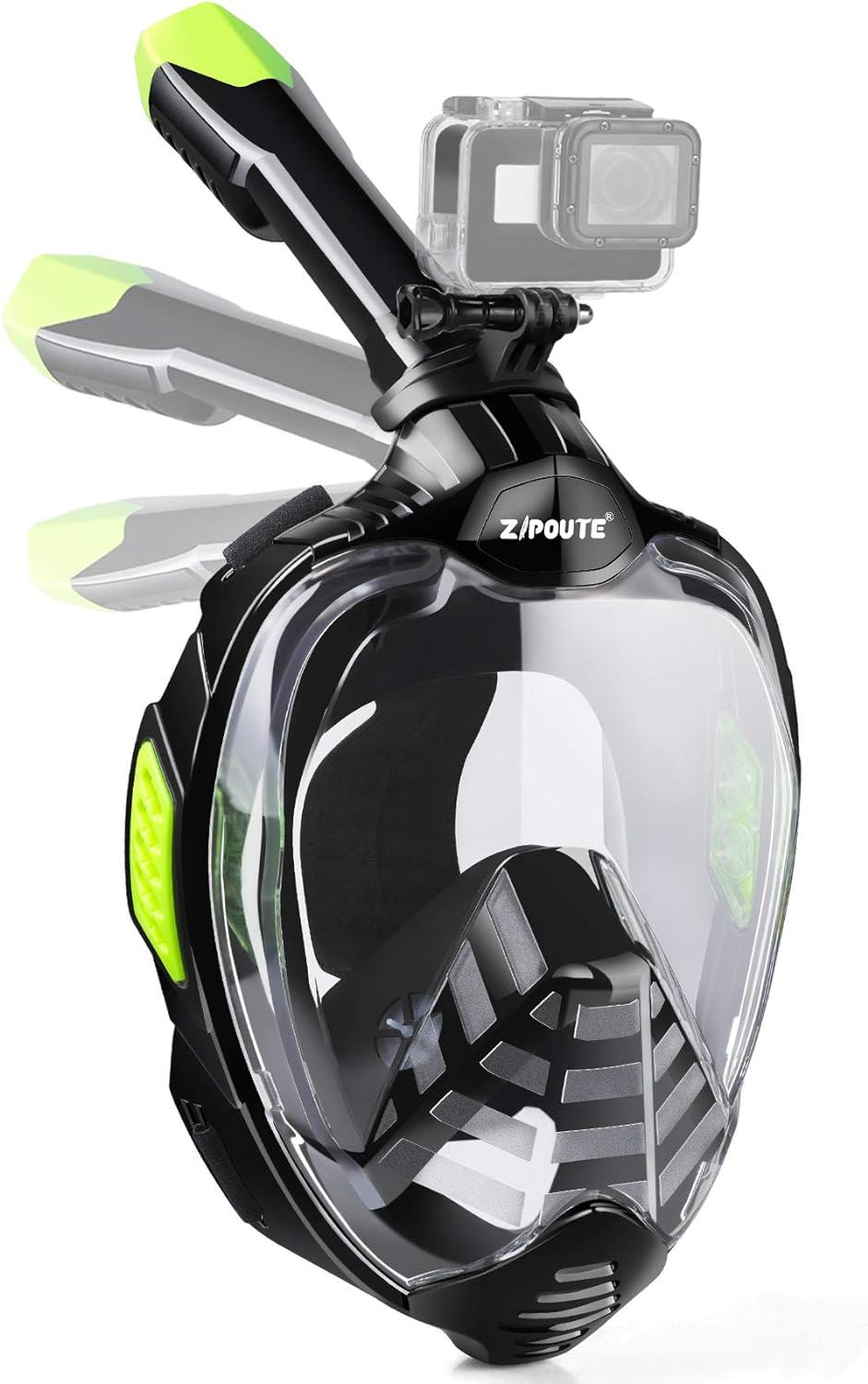 Snorkel Mask, Special Full Face Snorkel Mask Adult and Kids with Innovative Deta...