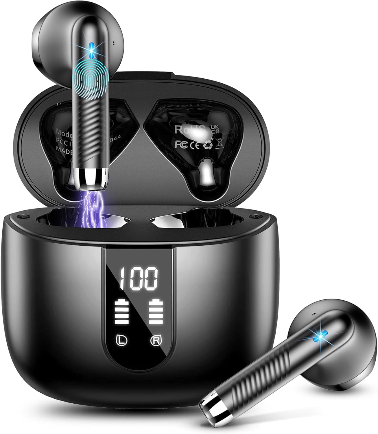 Wireless Earbuds, Bluetooth 5.3 Headphones NEW Wir...