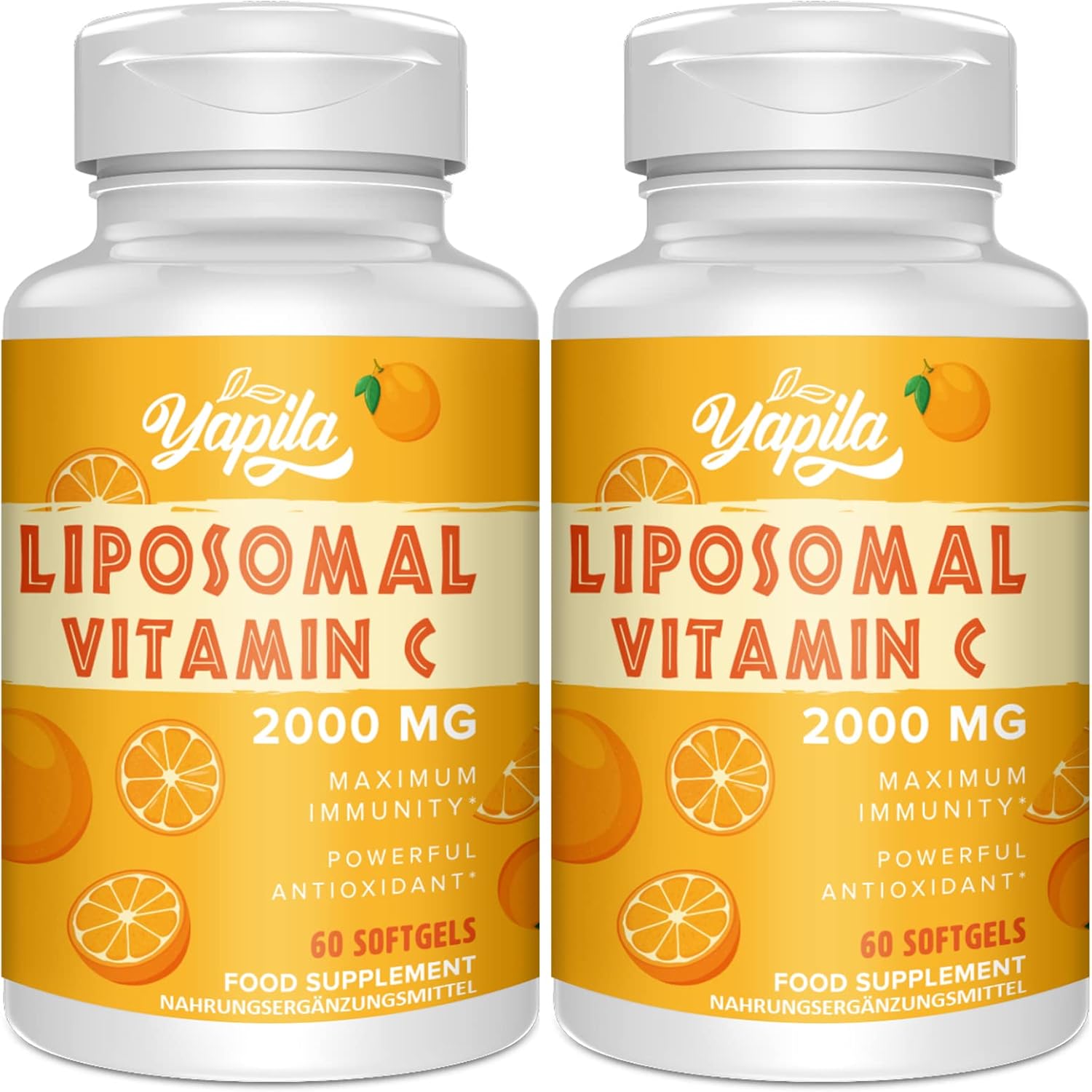Liposomal Vitamin C Capsules 2000mg(2 Pack), Maximum Absorption, High dose VIT C...
