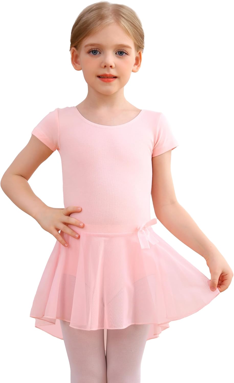 MdnMd Ballet Leotards with Skirt Toddler Girls Dance Ballerina Outfit Dresses Sh...