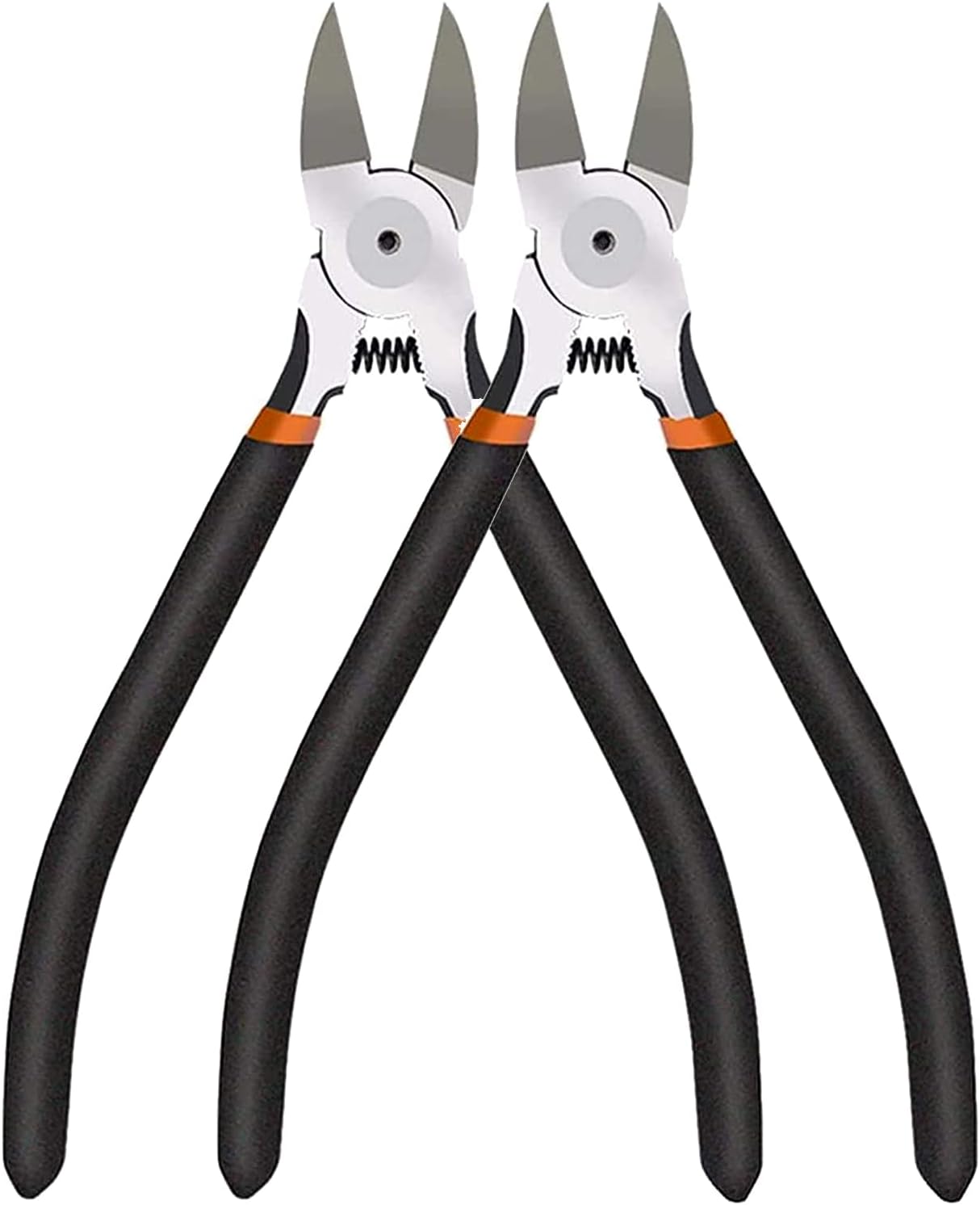 BOENFU Precision Side Cutter Wire Flush Cutters 6 Inch 2 Pack Ultra Sharp Wire C...