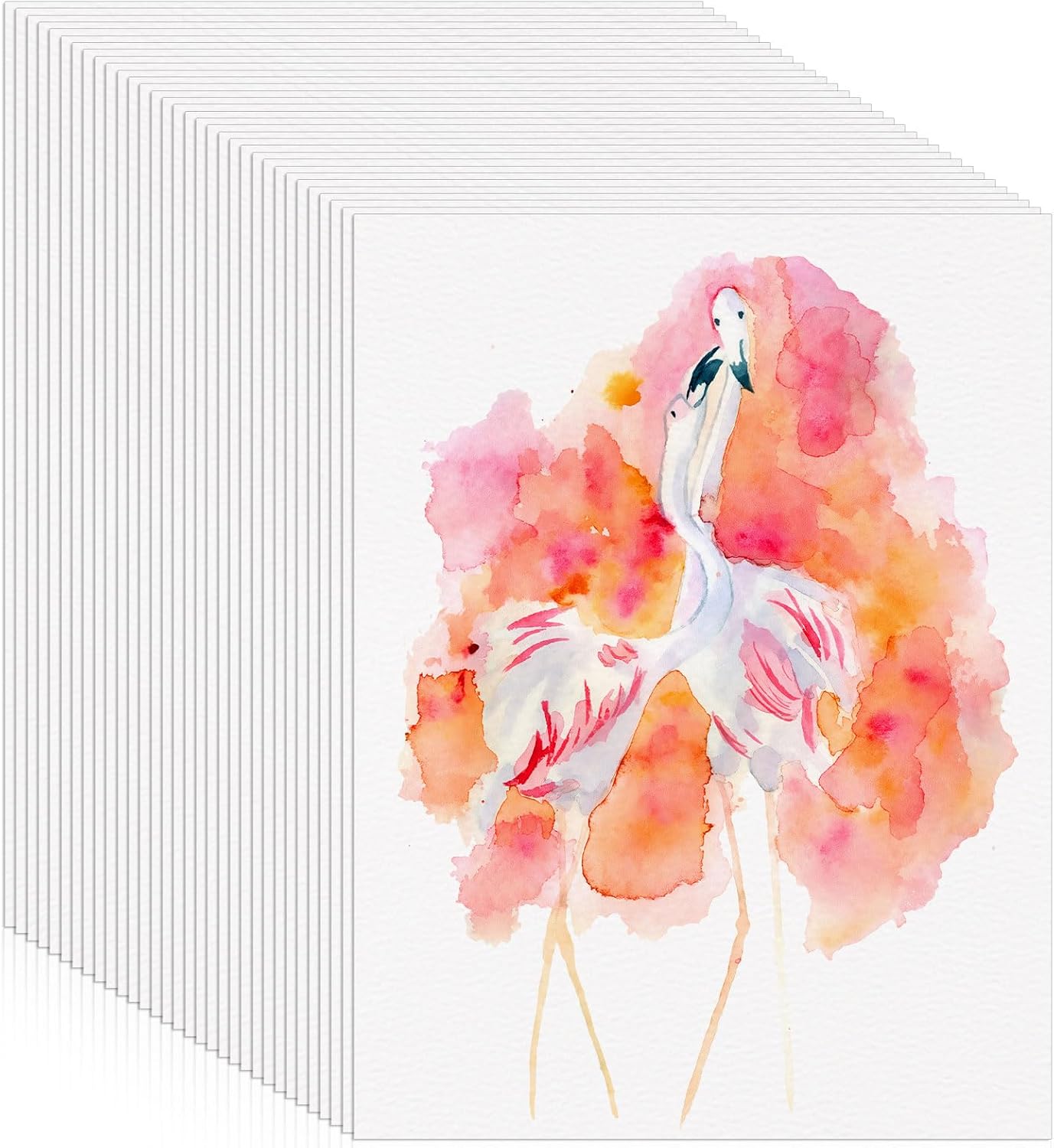 120 Sheets Watercolor Paper 8.5 x 11, 140 lb/300 GSM Cold Press Watercolor Paper...