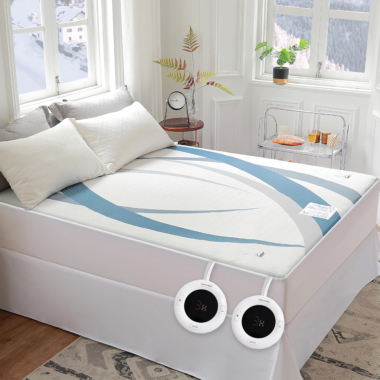 Gotcozy Heated Mattress Pad, Special Electric Mattress Pad for Queen Size, Dual...
