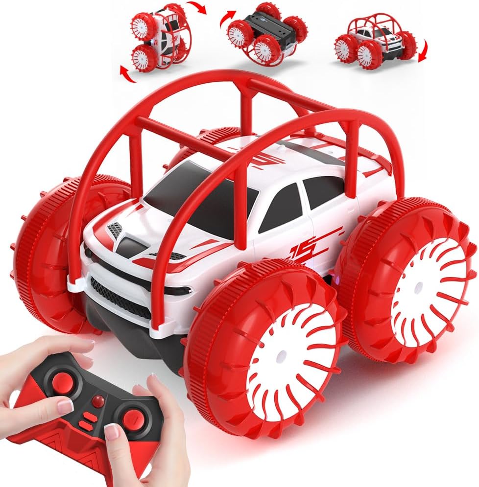 MaxTronic Direct Charge Remote Control Cars, Waterproof 360° Flip Stunt Car, ON/...
