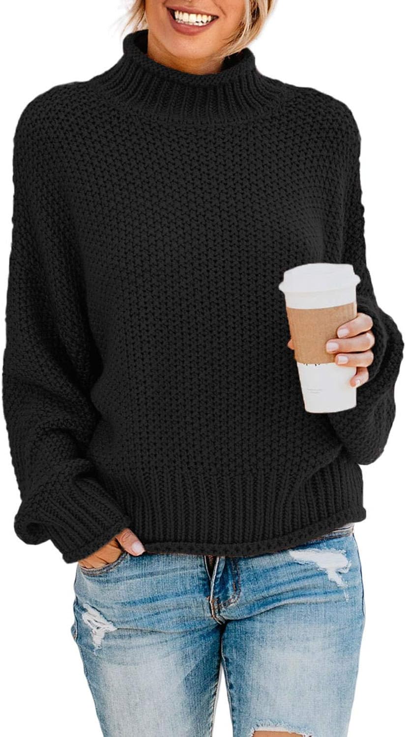 Dokotoo Womens Sweater, Special High-Quality Winter Fall Turtleneck Sweater, Inn...