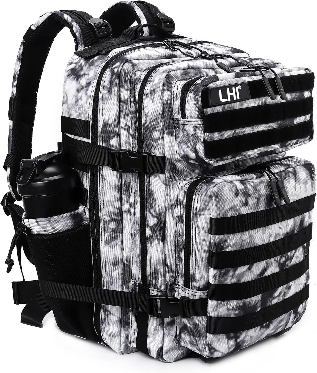 LHI Military Tactical Backpack for Men and Women 45L Army 3 Days Assault Pack Ba...