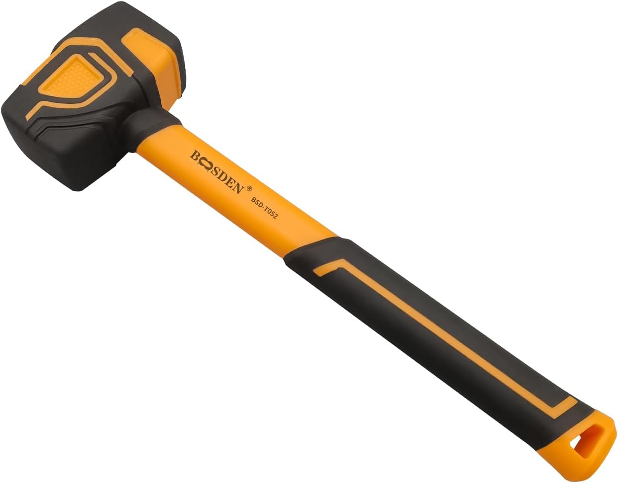 BOOSDEN Rubber Mallet, 10 oz Rubber Mallet Hammer, Rubber Hammer with Hook, Mall...