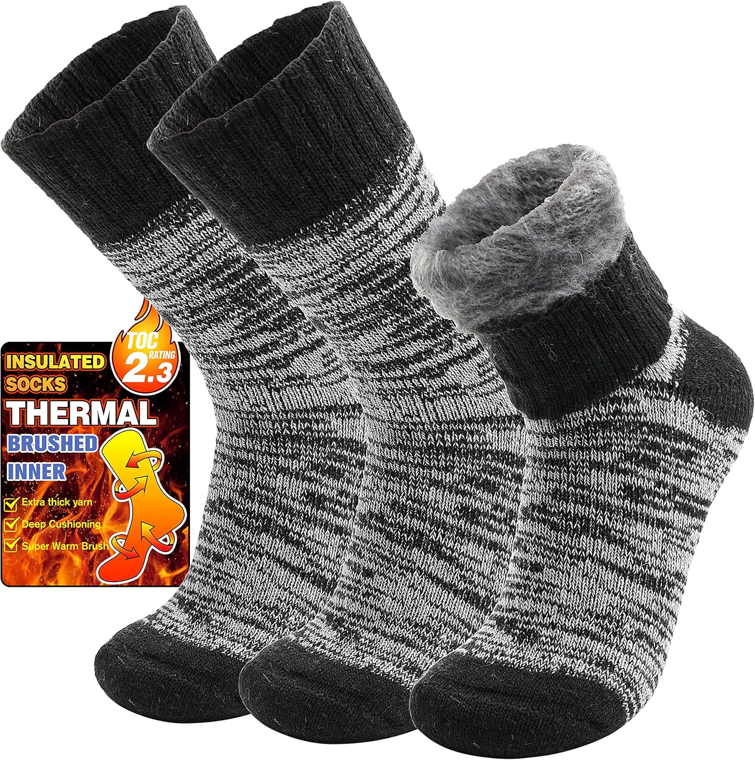 Extra Warm Thermal Socks, Special Socks for Women, Winter-Ready Ski Socks, Innov...